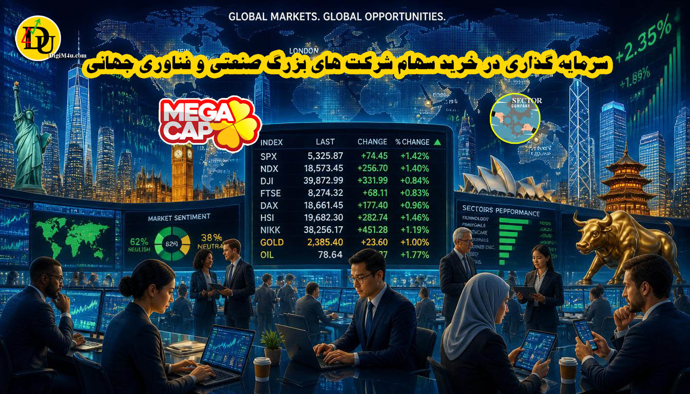 سرمایه گذاری در خرید سهام شرکت های بزرگ صنعتی و فناوری جهانی
