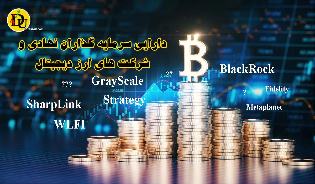 دارایی سرمایه گذاران نهادی و شرکت های ارز دیجیتال