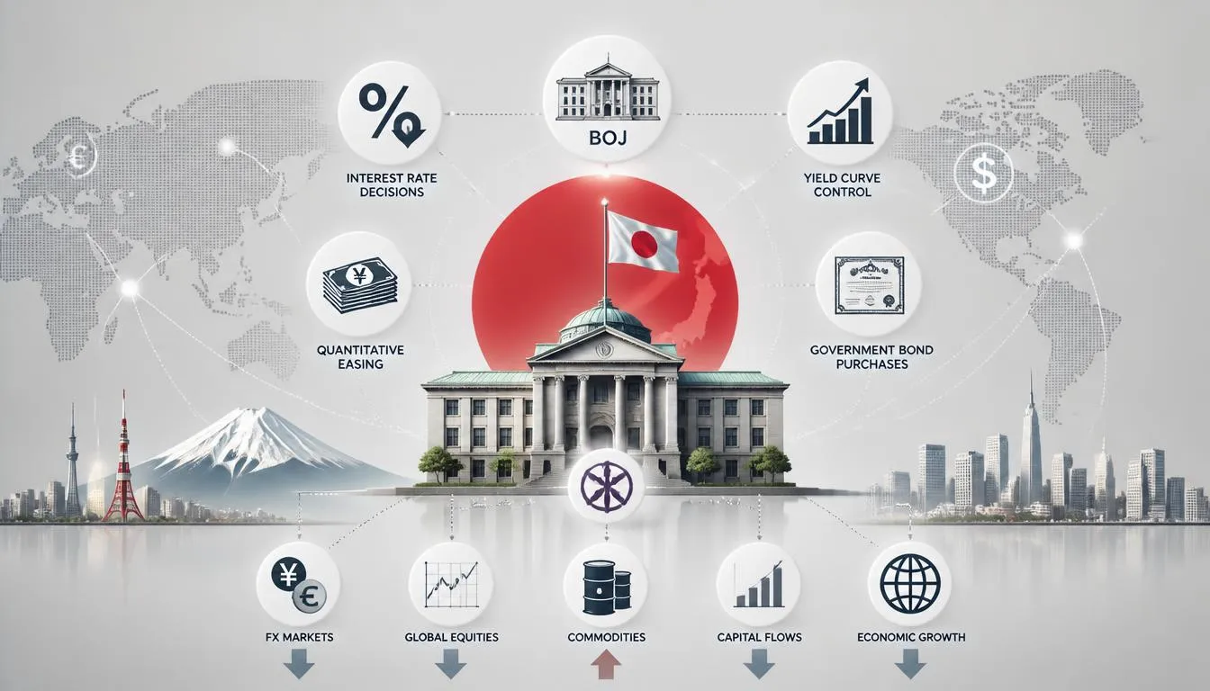 بانک مرکزی ژاپن BOJ و تصمیمات موثر بر اقتصاد جهان