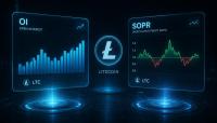 شاخص اوپن اینترست OI و SOPR لایت کوین